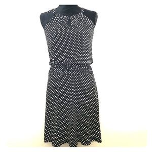 Black/White Polka Dot Dress, dressy to casual